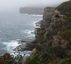 Cliffs on Tasman Peninsula